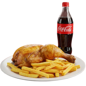 CHIPS+FULL CHICKEN+500ML SODA